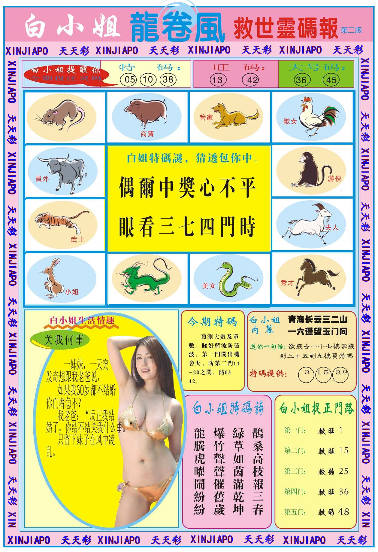 白小姐龙卷風-救世靈码报